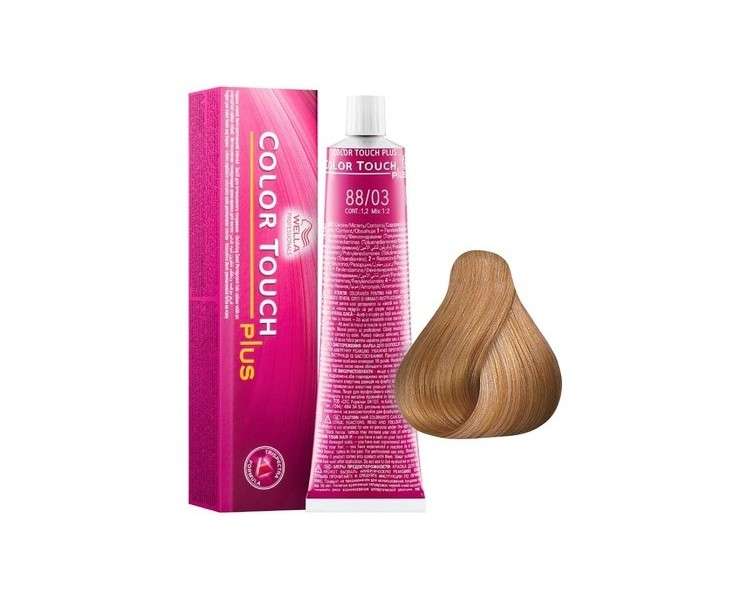 88/03 Intense light natural gold blonde Wella Color touch Plus ammonia free 60ml