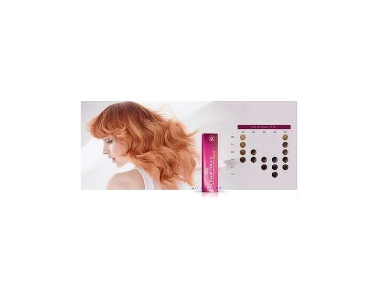 Wella Color Touch Plus 66/04 Dark Blonde Intense Natural Red Hair Color 60ml