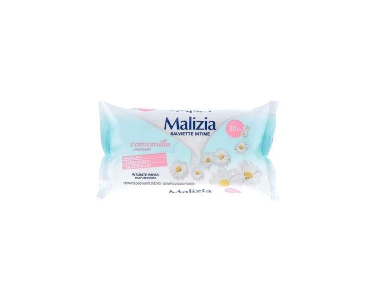 Malizia Intimate Cleansing Wipes 20 Pieces