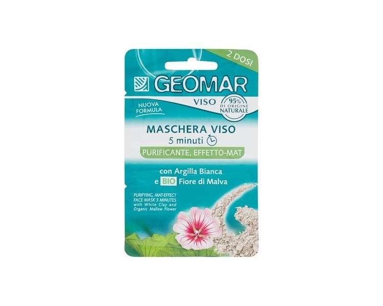 GEOMAR Deep Cleansing Face Mask with White Clay 2x7.5ml