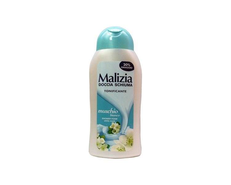 Malizia White Musk Relaxing Shower Foam / Shower Gel 300ml