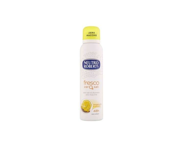 Neutro Roberts Deodorant Spray Yellow Bergamot and Ginger 150ml