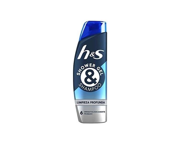 H&S Deep Cleansing Shower Gel & Shampoo 300ml