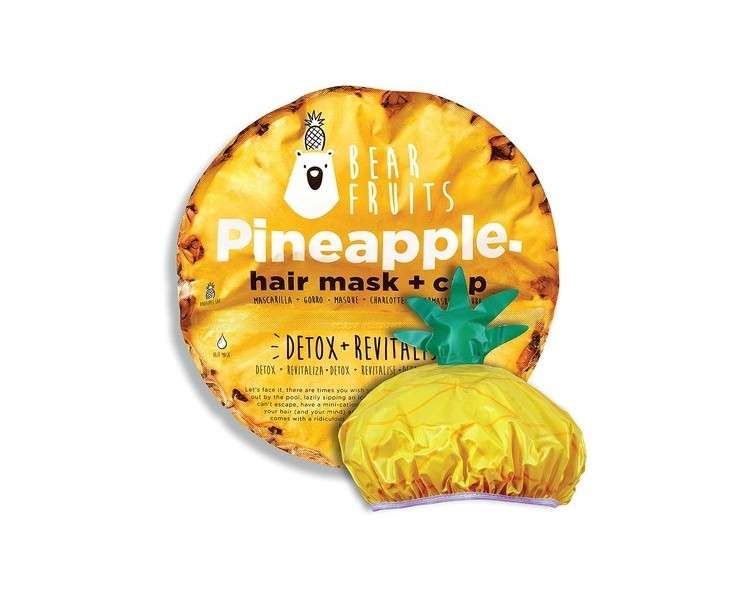 Bear Fruits Pineapple Hair Mask with Cap 20ml