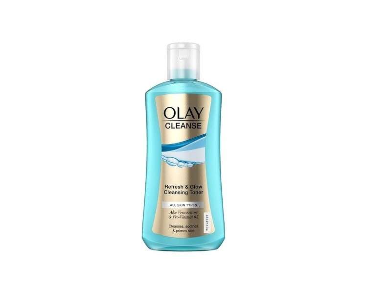 Olay Cleanse Refresh & Glow Cleansing Toner for All Skin Types 200ml