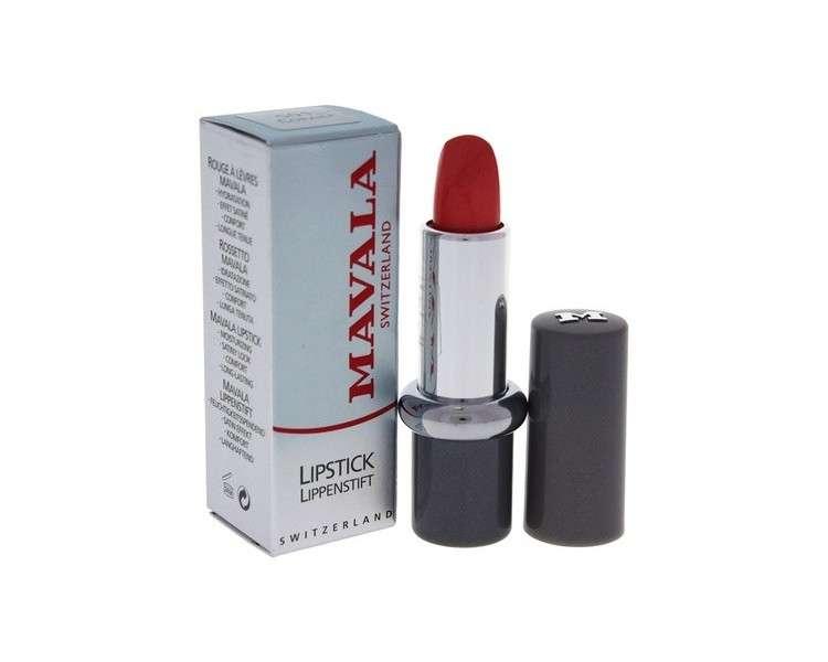 MAVALA Lipstick No.501 Corail Leaves Lips Soft and Silky Shea Butter Aloe Vera Vitamin E Long Lasting Smooths and Protects Lips 0.14 Ounce