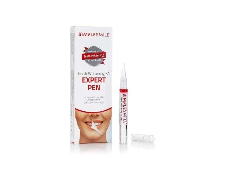 SIMPLESMILE Teeth Whitening Expert Pen 1 Piece - Pack of 4