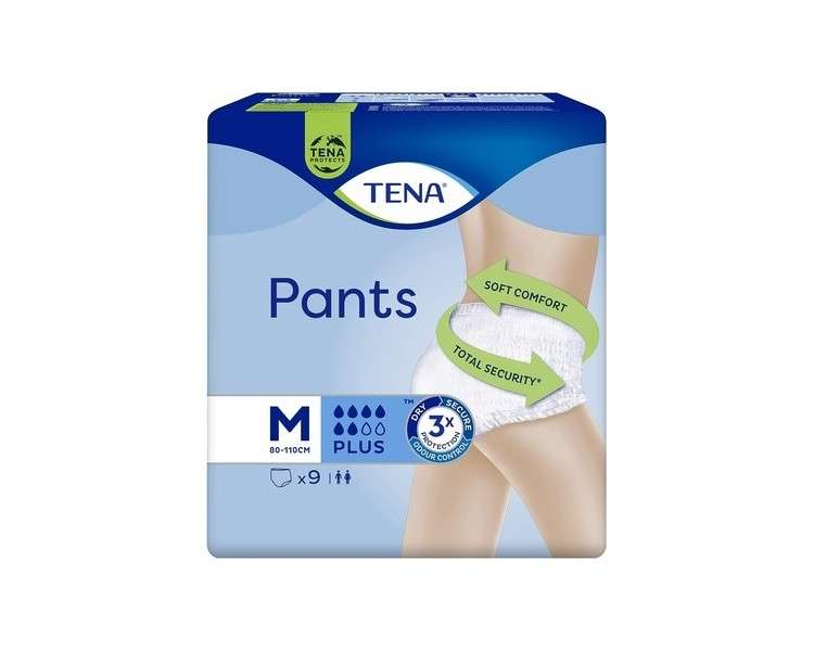 Tena Absorbent Pants Plus Medium 9 Each M