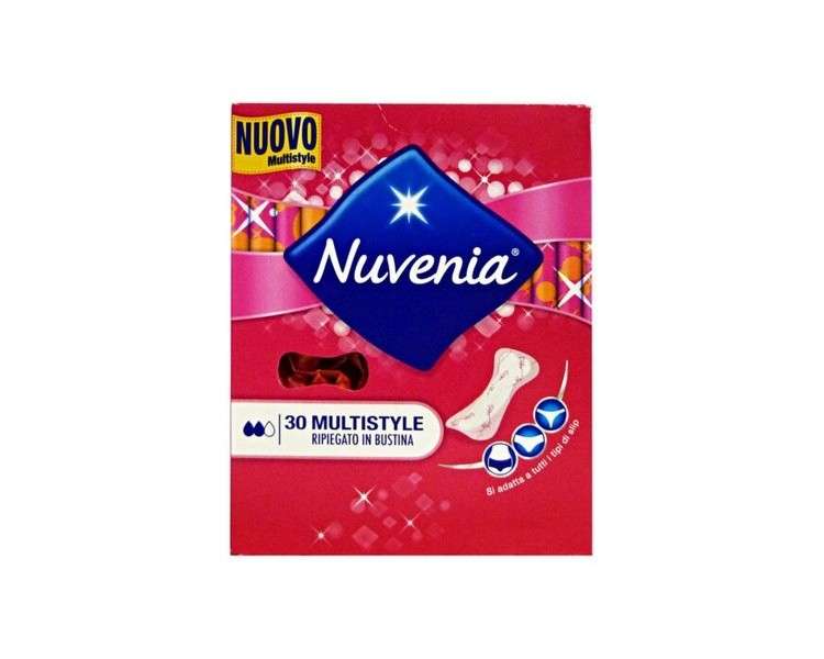 NUVENIA Multistyle Panty Liners 30 Pieces