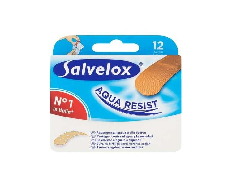 SALVELOX 12 Pcs Water Resistant Intensive and Penetrating White Musk Scented Plasters - Pack of 12