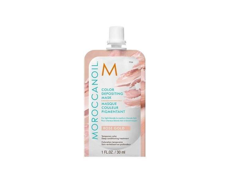 Moroccanoil Rose Gold Colour Depositing Mask Packette