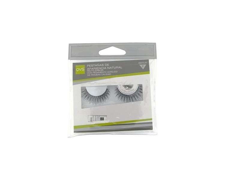 QVS Natural Looking Eyelashes Style 7