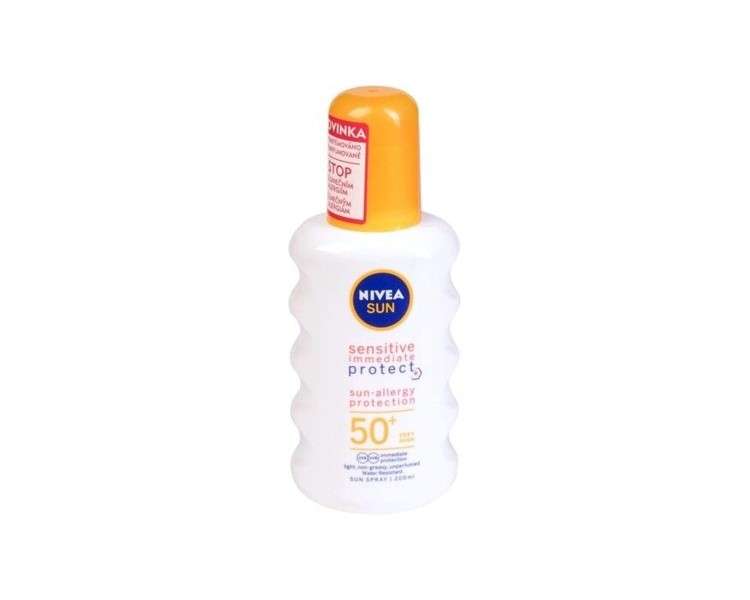 Sun Sensitive Protect Sun-Allergy Spray Spf50 - Tanning Body Preparation 200ml