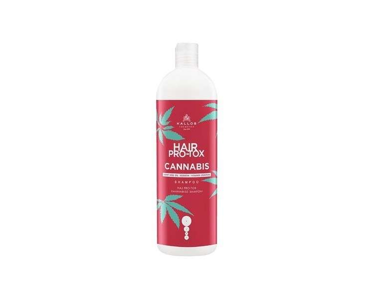 Kallos Kjmn Hair Pro-Tox Cannabis Shampoo with Hemp Seed Oil 1000ml