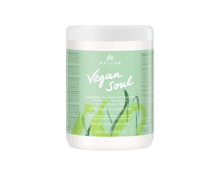 Kallos Vegan Soul Hair Mask with Plant Proteins 1000ml