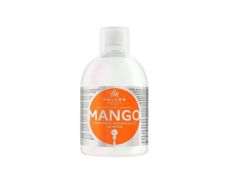 Kallos KJMN Mango Moisturizing-Regenerating Shampoo 1000ml