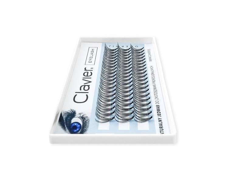 Clavier C-Curl Classic Silk Eyelash Clusters in Various Lengths 8-14mm