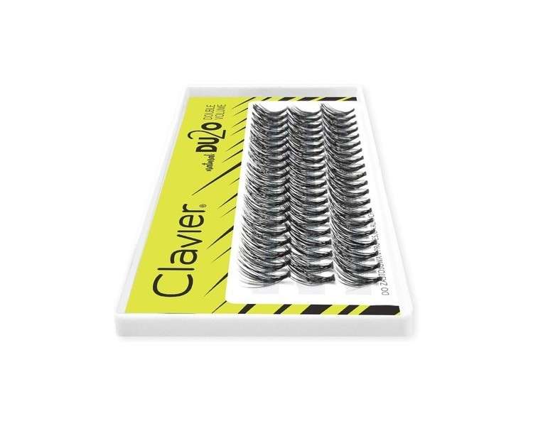 Clavier Du2o Double Volume Cluster Eyelashes Various Lengths 8-14mm Ultravolume - 11mm