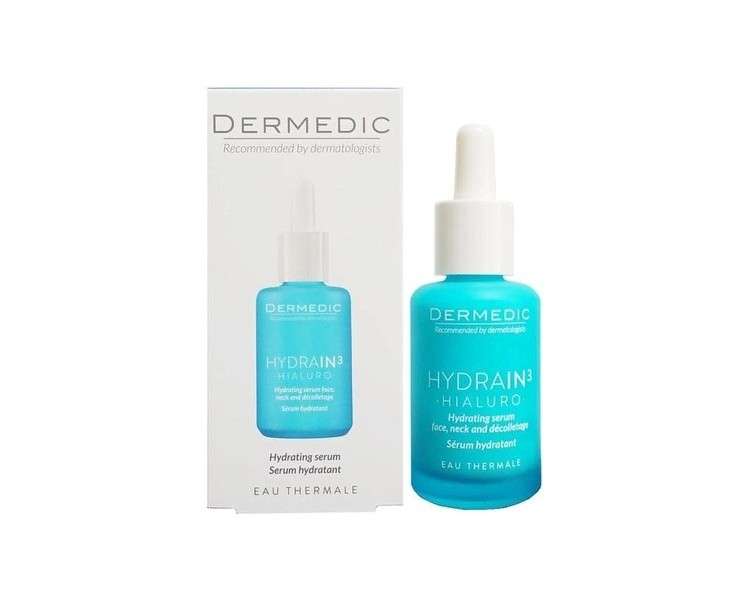 Premium Hyaluronic Acid Anti Aging and Anti Wrinkle Serum for Face, Neck and Decolletage 15% HA - Clinical Strength with Thermal Water