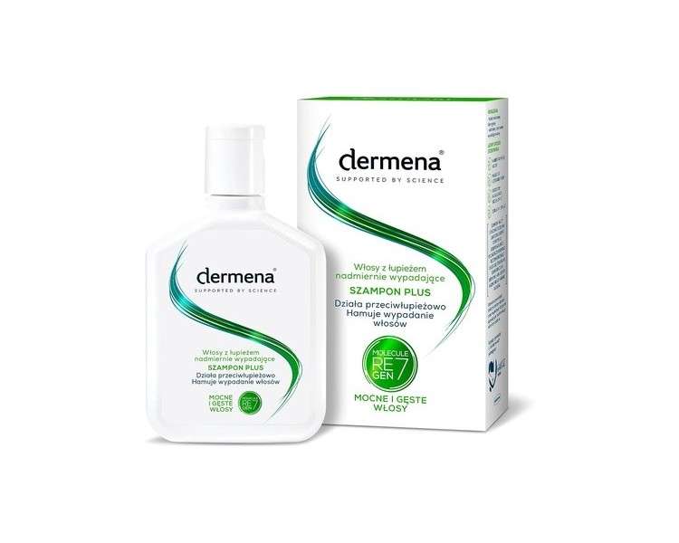 Dermena Plus Anti-Dandruff Shampoo for Falling Hair 200ml