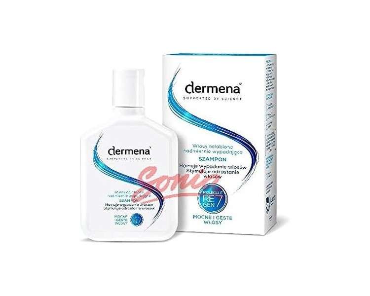 Dermena Shampoo 200ml for Hair Loss and Stimulates Hair Regrowth