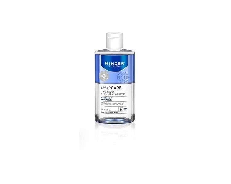 Mincer Pharma Daily Care Two-Phase Eye Makeup Remover for Sensitive Skin with Eyebright and Magnolia Extract 150ml