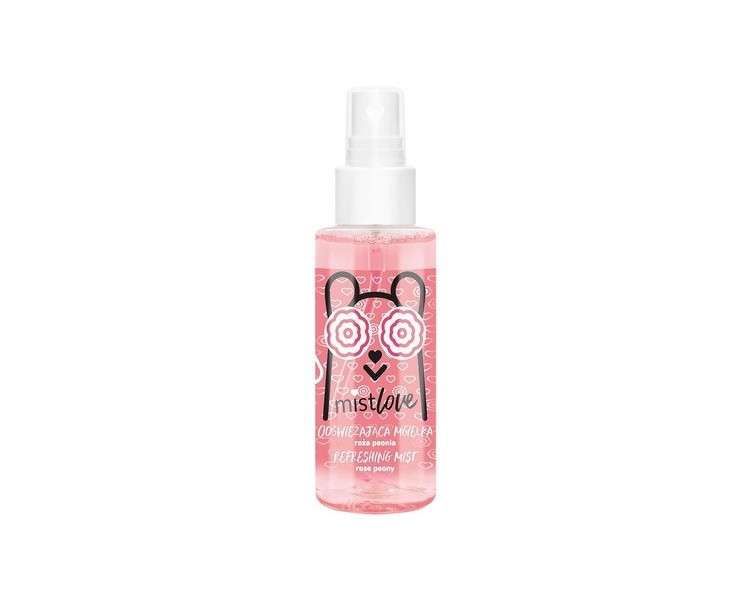 FLOSLEK Refreshing Rose Peony Face Spray 95ml Hydro Boost Express Toner Moisturizer for Dry and Sensitive Skin Vegan Natural Cosmetics