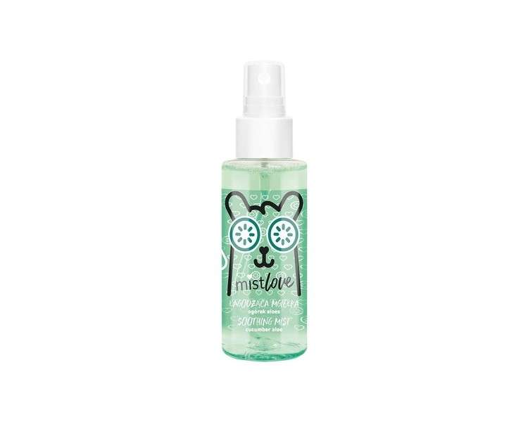 FLOSLEK Soothing Face Spray Cucumber Aloe Hydro Boost Express Toner 95ml - Vegan Natural Cosmetics