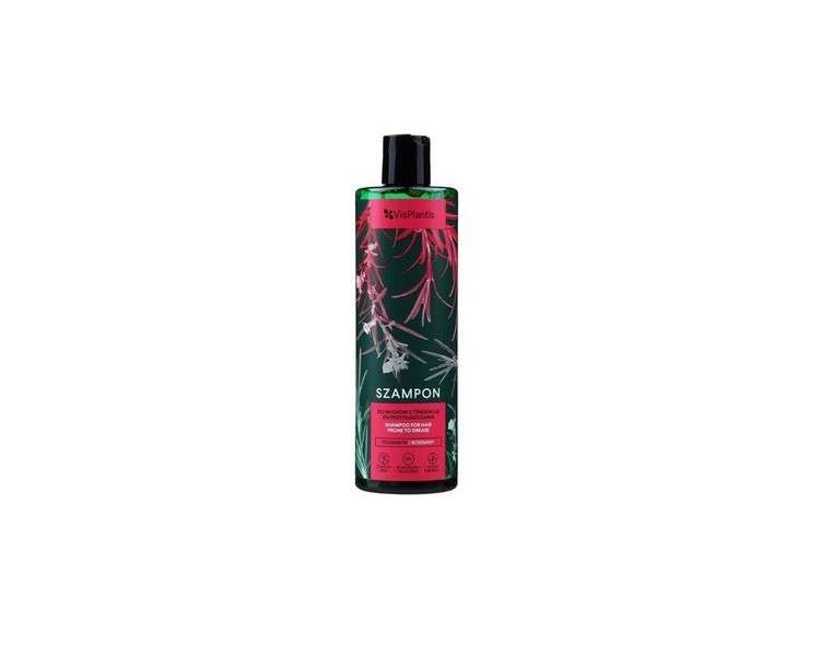 Vis Plantis Herbal Vital Care Shampoo for Oily Hair Rosemary-Milk Thistle-Lemon 400ml