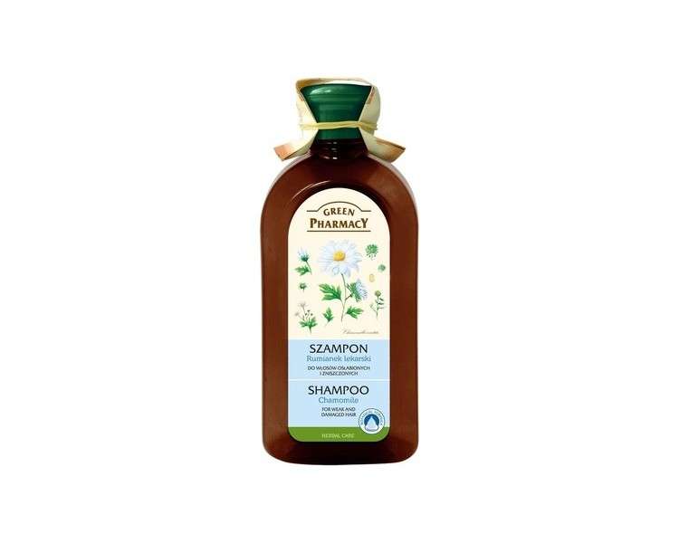 Green Pharmacy Chamomile Herbal Shampoo for Stressed Hair 350ml