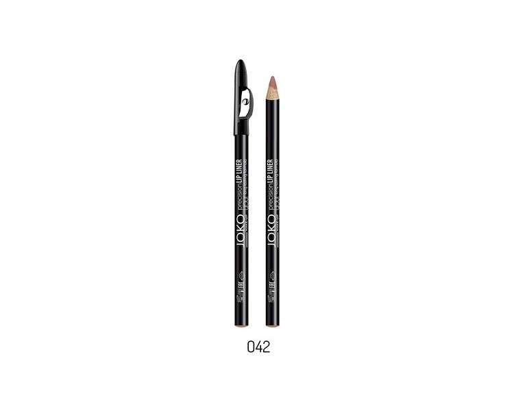 JOKO Your Precision Long Lasting Lip Liner with a Sharpener 42 Chocolate