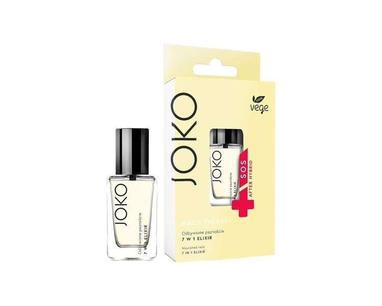 Joko Nails Therapy Joko Nourished Nails 7 in 1 Elixir Nail Conditioner 11ml