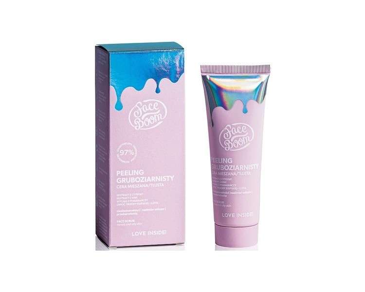 Body Boom Face Scrub for Mixed and Oily Skin 50g