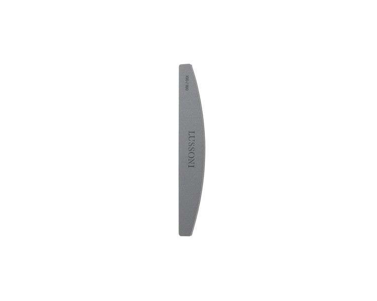 T4B LUSSONI MYLAR Half Moon Nail Files 100/180 Grit for Gel or Acrylic Nails - Pack of 20