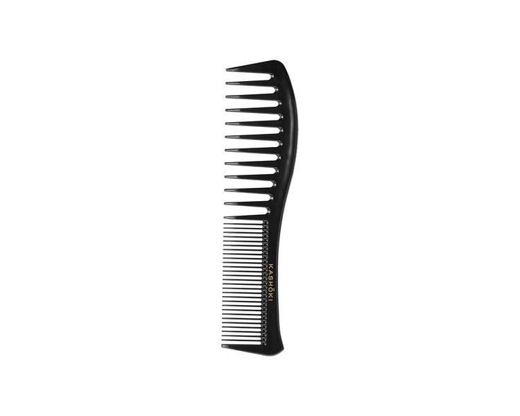 T4B KASHOKI Tomoko Comb with Coarse and Double Row Teeth for Natural Curls and Perm 19cm