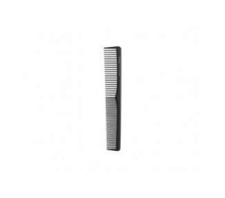 T4B Lussoni Cutting Comb Carbon Hair Cutting Comb for All Hair Types with Antistatic and Negative Ions, Coarse and Fine Teeth 116