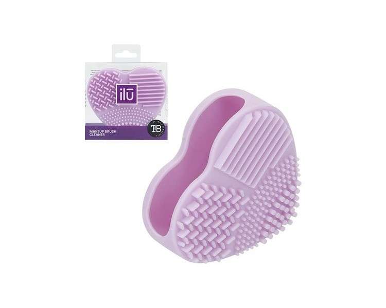 T4B ILU Makeup Brush Cleaner Silicone Cosmetic Brush Cleaning - Purple