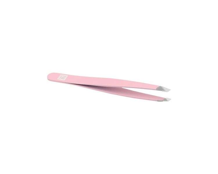 T4B ILU Precision Tip Eyebrow Tweezers for Facial Hair Removal Pink