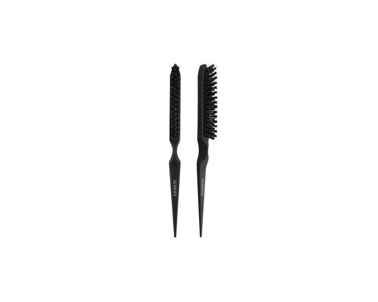 T4B LUSSONI Professional Teasing Brush for Voluminous Hair Black