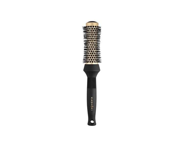 T4B Kashoki Hourglass Styling Brush Antistatic and Ionic Round Brush with Ceramic Coating 33mm