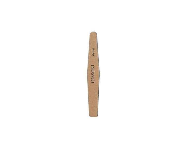 T4B Lussoni Premium Trapezoid Nail Files 180/240 Grit - Pack of 25