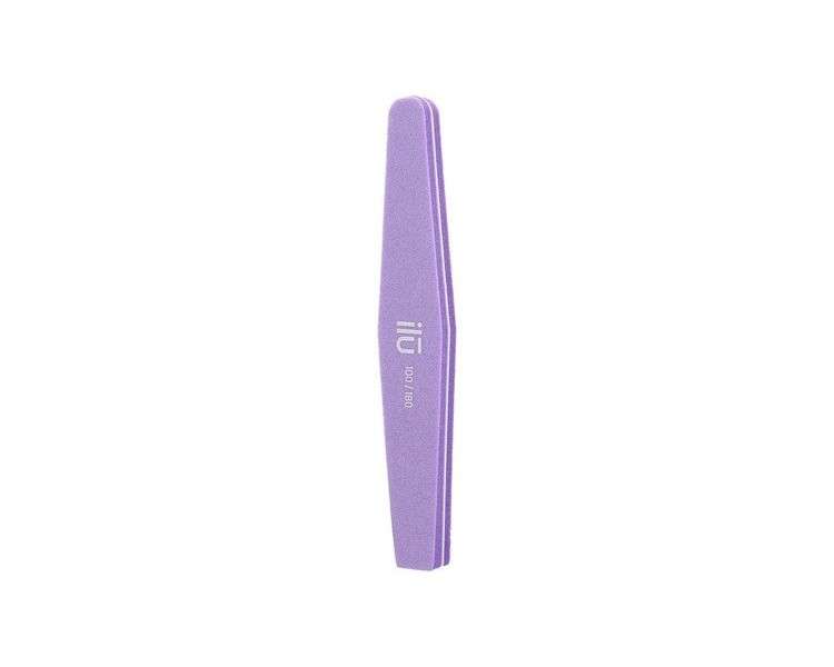 T4B ILU Diamond Nail Buffer Double-Sided Polishing File Trapezoid 100/180