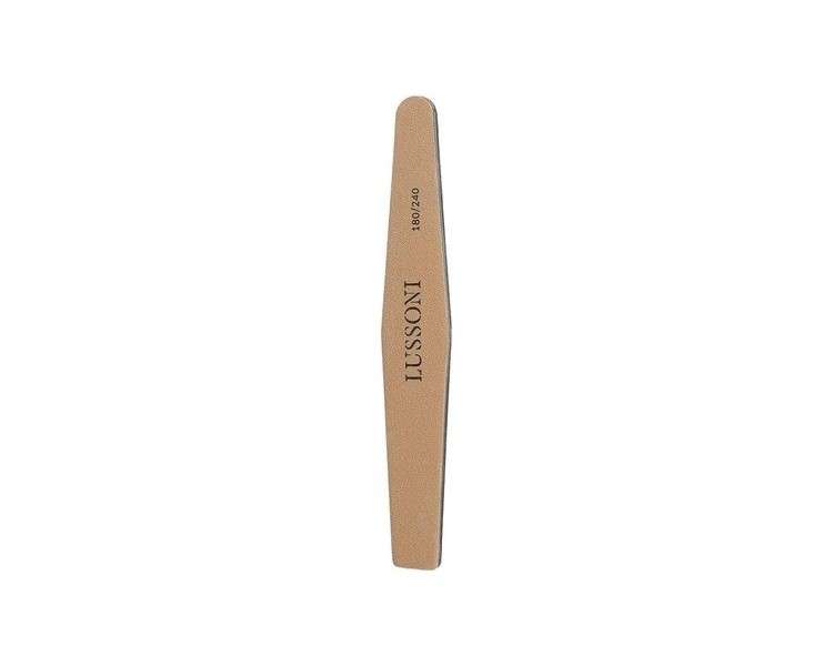 T4B Lussoni Premium Trapezoid Nail Files 180/240 Grit - Pack of 10