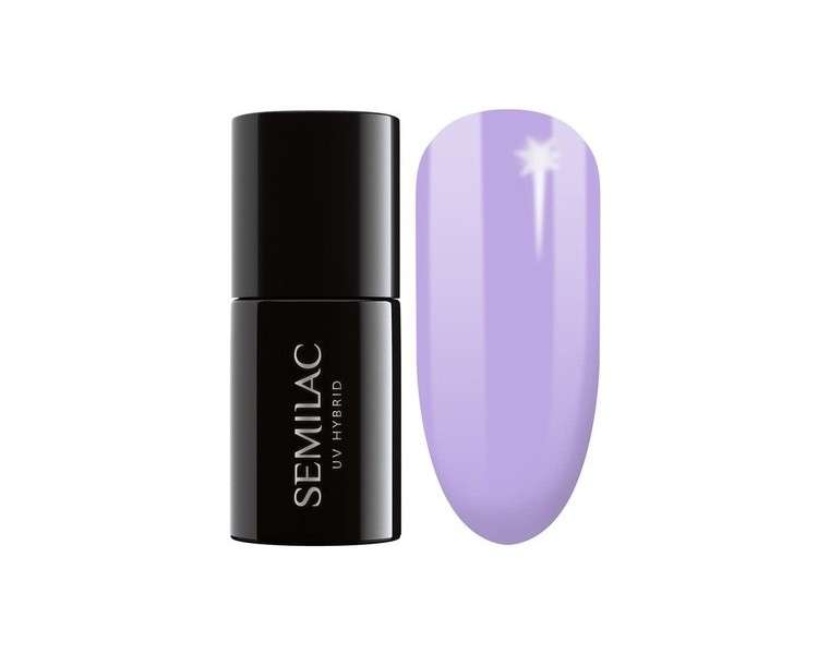 Semilac Super Cover Violet Blast UV Hybrid Nail Polish 7ml