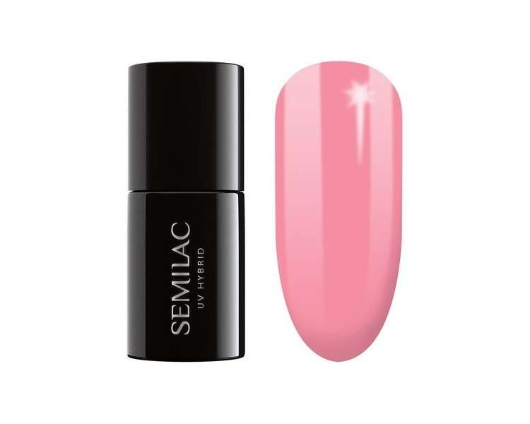 Semilac 212 UV Hybrid Nail Polish Business Line Natural Pink 7ml