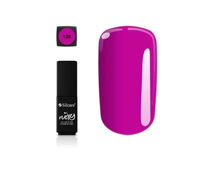 Silcare Soak Off Hybrid UV LED Flexy Gel Manicure Nails 4.5g Shade 128 by Roxie Cosmetics