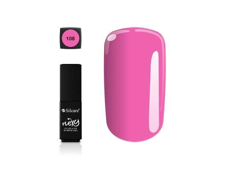Silcare Soak Off Hybrid UV LED Flexy Gel Manicure Nails 4.5g Shade 108 by Roxie Cosmetics