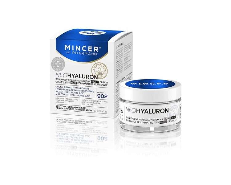 Mincer Pharma Neo Hyaluronic Highly Rejuvenating Moisturising Day and Night Face Cream with Hyaluronic Acid 50ml