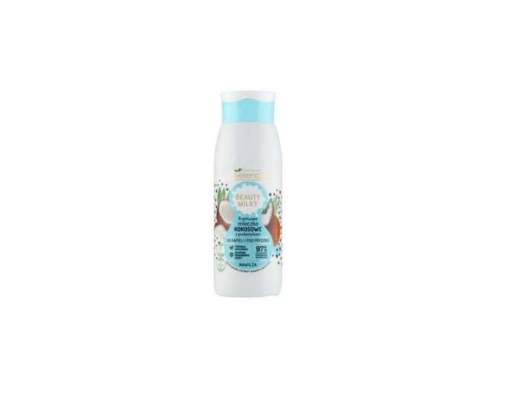 Bielenda Beauty Coconut Milk Moisturizing Shower Milk with Probiotics 400ml