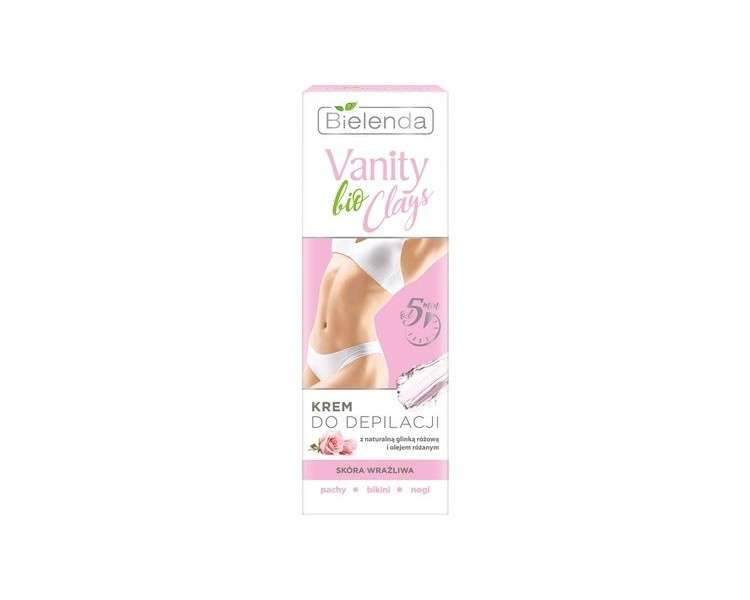 VANITY BIO CLAYS Depilation Cream with Pink Clay 100ml